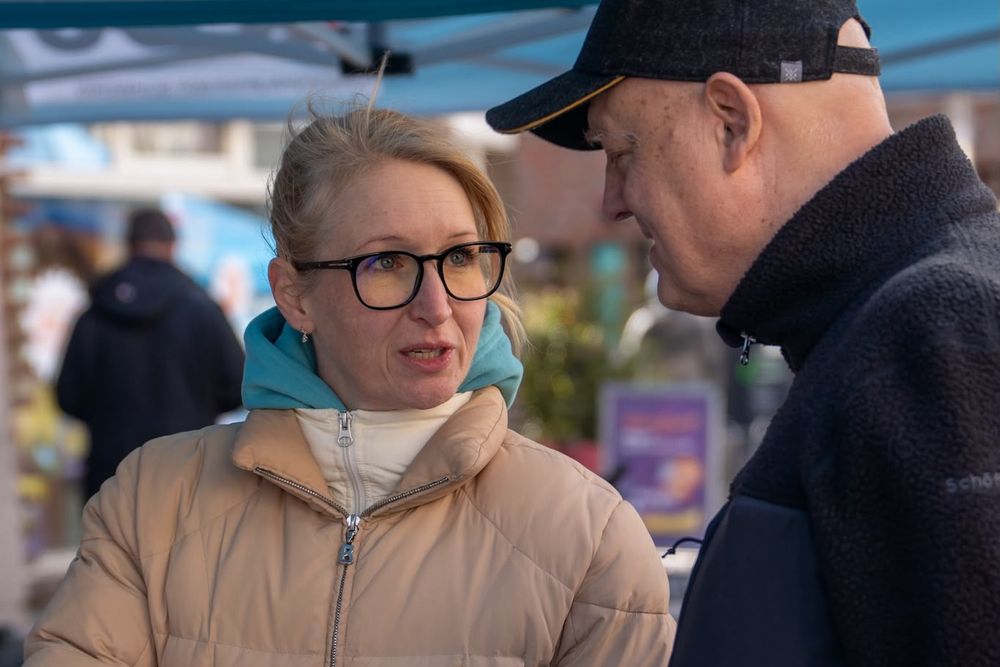 Der erste Wahlkampf in Schwerin